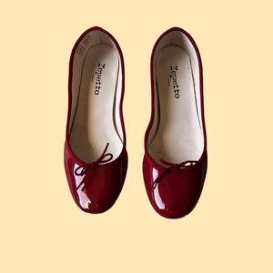 REPETTO BALLET HEELED FLATS size 5.5 us